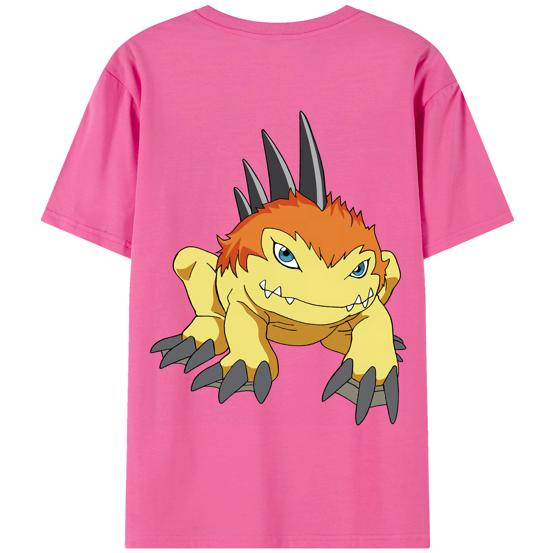 （画像用） Digimon デジタルモンスター/デジモン レディース半袖Tシャツ(バックプリント)